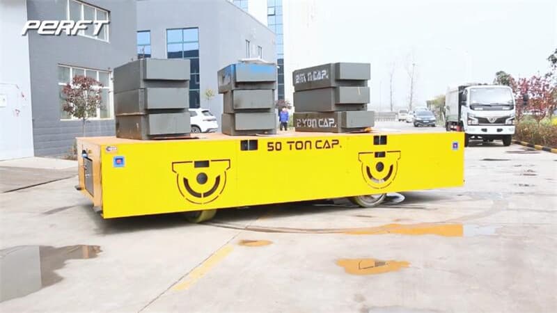 heavy duty die carts for metallurgy plant 120t